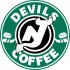 new jersey devils starbucks coffee logo iron on transfer