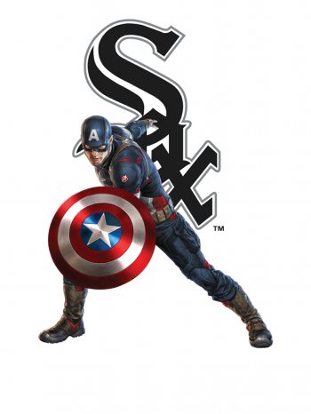 Chicago White Sox Captain America iron on transfers