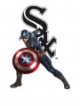 Chicago White Sox Captain America iron on transfers