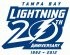 Tampa Bay Lightning Anniversary Logo  Iron-on Stickers (Heat Transfers)