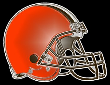 cleveland browns 2015-pres primary plastic effect logo decal sticker