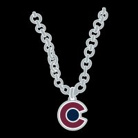 Colorado Avalanche necklace logo iron on transfer