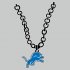 Detroit Lions necklace logo iron on transfer