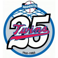 Minnesota Twins Anniversary Logo  Decals Stickers