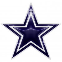 dallas cowboys crystal logo decal sticker