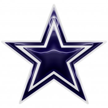 dallas cowboys crystal logo decal sticker