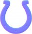 indianapolis colts 2002-pres primary colorful embossed logo decal sticker