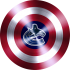 captain american shield with vancouver canucks logo