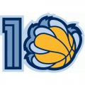 Memphis Grizzlies Anniversary Logo  Iron-on Stickers (Heat Transfers)