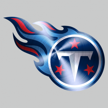 Tennessee Titans Stainless steel logo decal sticker