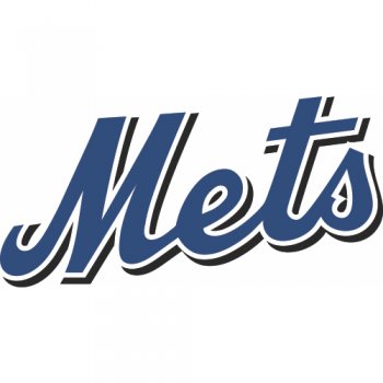 New York Mets Script Logo  Decals Stickers