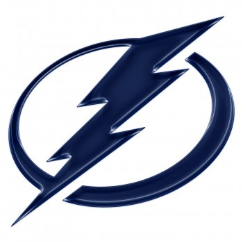 tampa bay lightning crystal logo iron on stickers