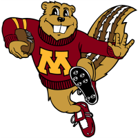 1986-Pres Minnesota Golden Gophers Mascot Logo Decals Stickers 4