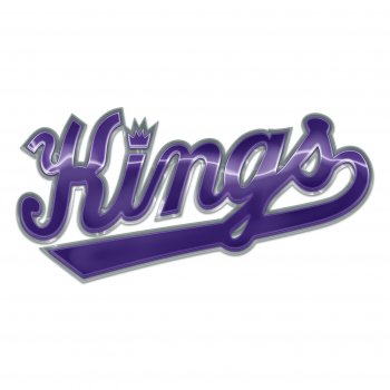 sacramento kings crystal logo iron on sticker