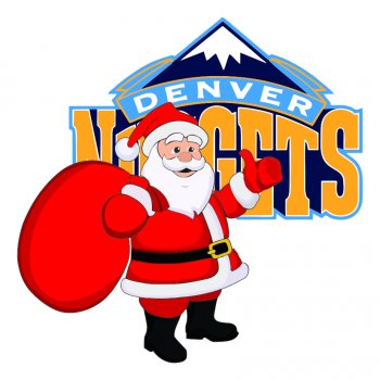 Denver Nuggets Santa Claus Logo iron on transfer