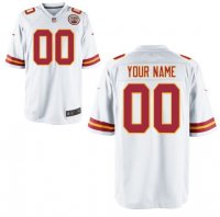 Kansas City Chiefs Custom Letter and Number Kits For New White Jersey