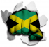 hulk JAMAICA Flag iron on transfer