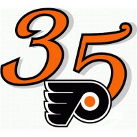 Philadelphia Flyers Anniversary Logo  Decals Stickers