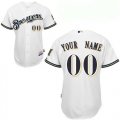 Milwaukee Brewers Custom Letter And Number Kits for Home Jersey