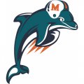 Miami Dolphins Alternate Logo  Iron-on Stickers (Heat Transfers) version 2