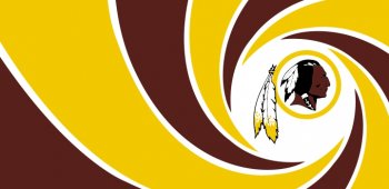 007 Washington Redskins logo iron on transfer