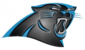 carolina panthers 2012-pres primary plastic effect logo decal sticker