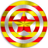 CAPTAIN AMERICA CATALONIA iron on transfer