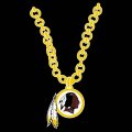 Washington Redskins necklace logo iron on transfer