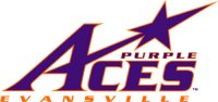 2001-Pres Evansville Purple Aces Primary Logo