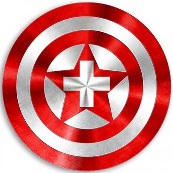 CAPTAIN AMERICA switzerland iron on transfer