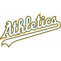 Oakland Athletics Script Logo  Iron-on Stickers (Heat Transfers)