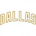 Dallas Stars Script Logo  Decals Stickers version 1