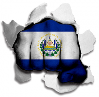 hulk EL SALVADOR Flag iron on transfer