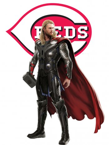 Cincinnati Reds Thor iron on transfers