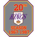 Los Angeles Kings Anniversary Logo  Decals Stickers