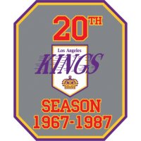 Los Angeles Kings Anniversary Logo  Decals Stickers