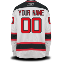 New Jersey Devils Custom Letter and Number Kits for Road Jersey