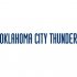 Oklahoma City Thunder Script Logo  Decals Stickers version 2