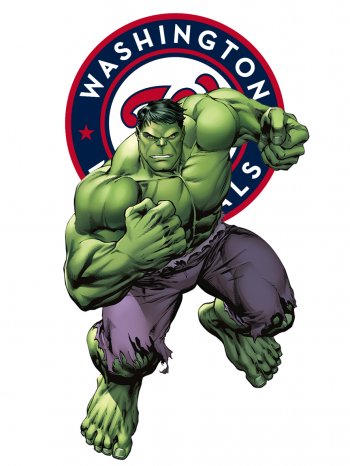 Washington Nationals Hulk iron on transfers