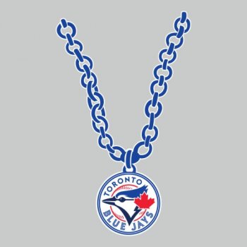 Toronto Blue Jays necklace logo decal sticker