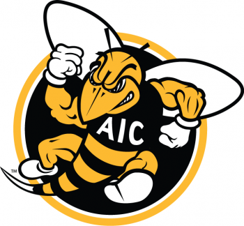 AIC Yellow Jackets 2009-Pres Alternate Logo5 Decals Stickers