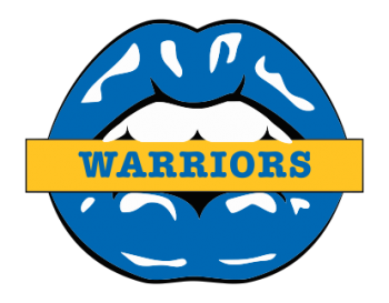 golden state warriors script logo iron on transfers