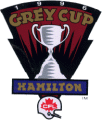 grey cup 1996 primary logo iron on transfers