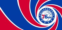 007 Philadelphia 76ers logo decal sticker