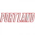 Portland Trail Blazers Script Logo  Iron-on Stickers (Heat Transfers)