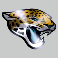 Jacksonville Jaguars Stainless steel logo decal sticker