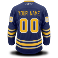 Buffalo Sabres Custom Letter and Number Kits for Home Jerseys