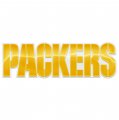 green bay packers crystal logo decal sticker