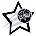 San Antonio Spurs Basketball Goal Star decal sticker