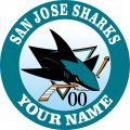 San Jose Sharks iron on transfer